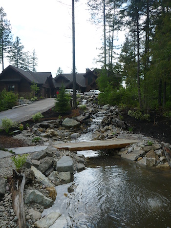 residential stream landscape design