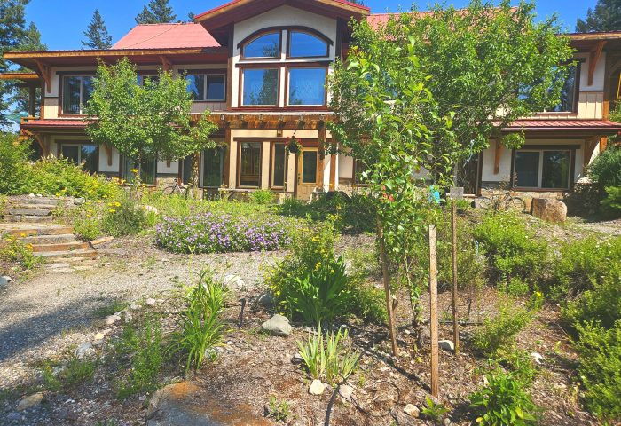 Residence landscaping at Clear Skies Buddhist retreat and organic farm, Beargrass Landscape Architecture